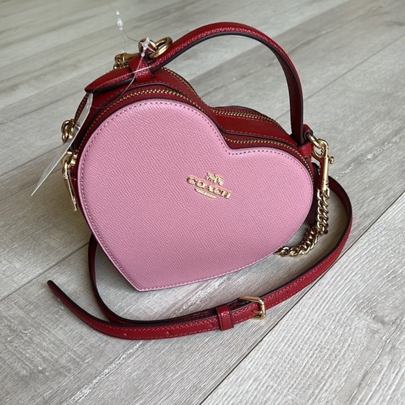Coach Heart Crossbody In Colorblock & Charm - Picture 6 of 16